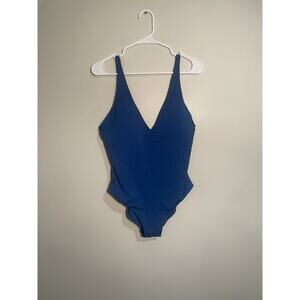 Everlane Women's Blue One Piece Swimsuit
